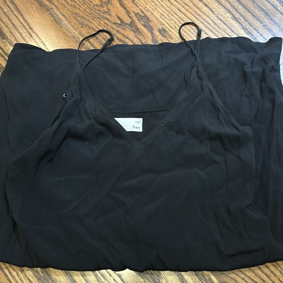 Aritzia Black Slip Dress - Picture 2 of 4